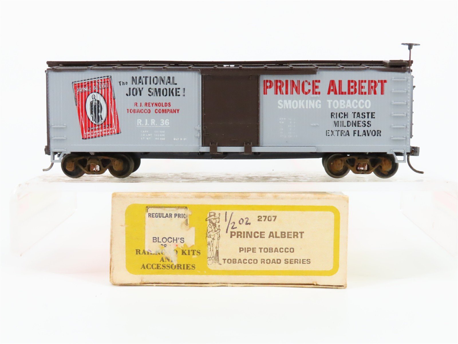 HO Train-Miniature Tobacco Road 2707 RJR Prince Albert Pipe Tobacco Box Car #36