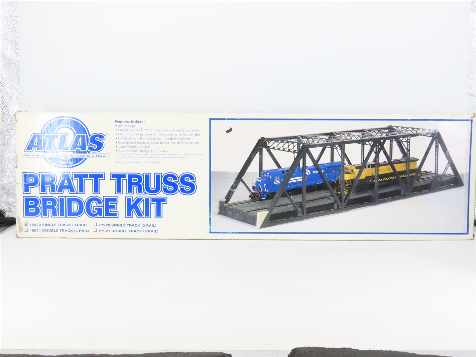 O Scale Atlas 6920 Pratt Truss Single Track Bridge Kit