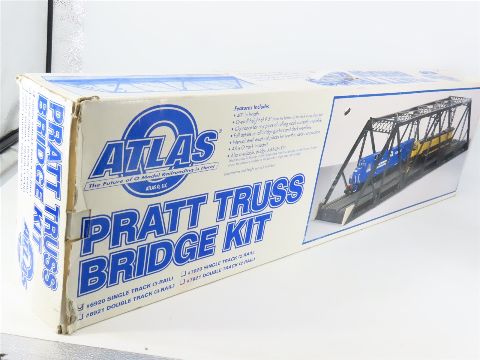 O Scale Atlas 6920 Pratt Truss Single Track Bridge Kit