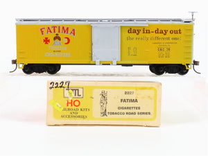 HO Train-Miniature Tobacco Road Series 2227 C&C Fatima Cigarettes Box Car #70