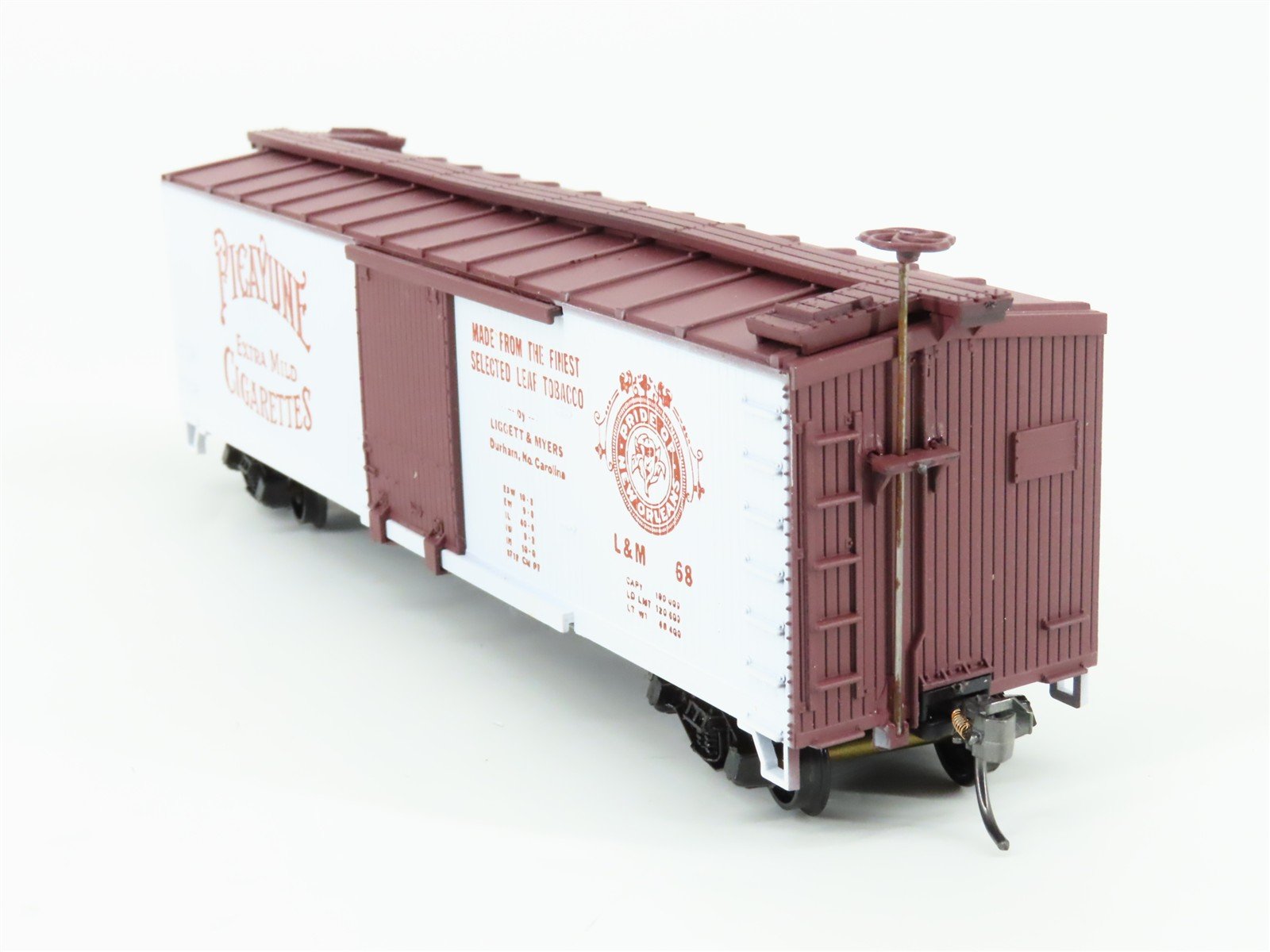 HO Train-Miniature Tobacco Road Series 2220 L&M Picayune Cigarettes Box Car #68