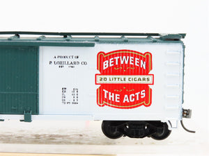 HO Train-Miniature Tobacco Road 2034 PLC Between The Acts Cigars Box Car #110