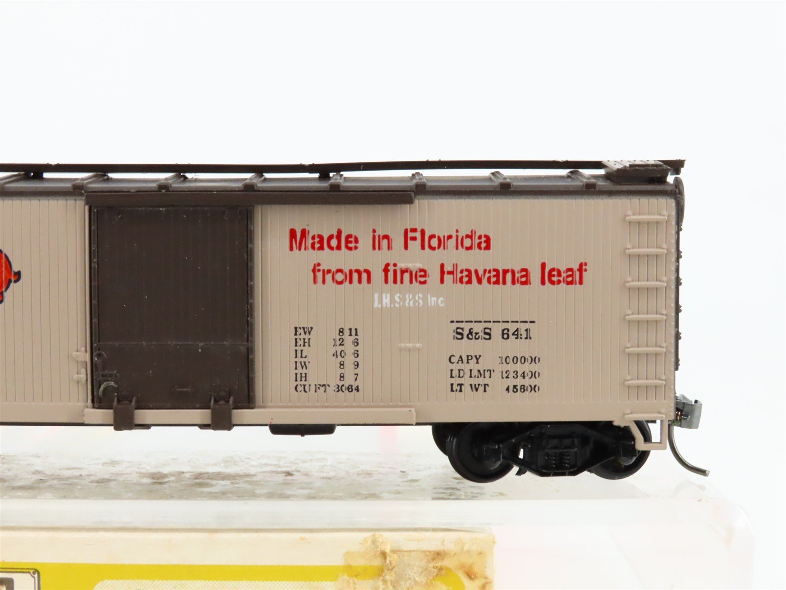 HO Train-Miniature Tobacco Road Series 2038 S&S King Edward Cigars Box Car #641