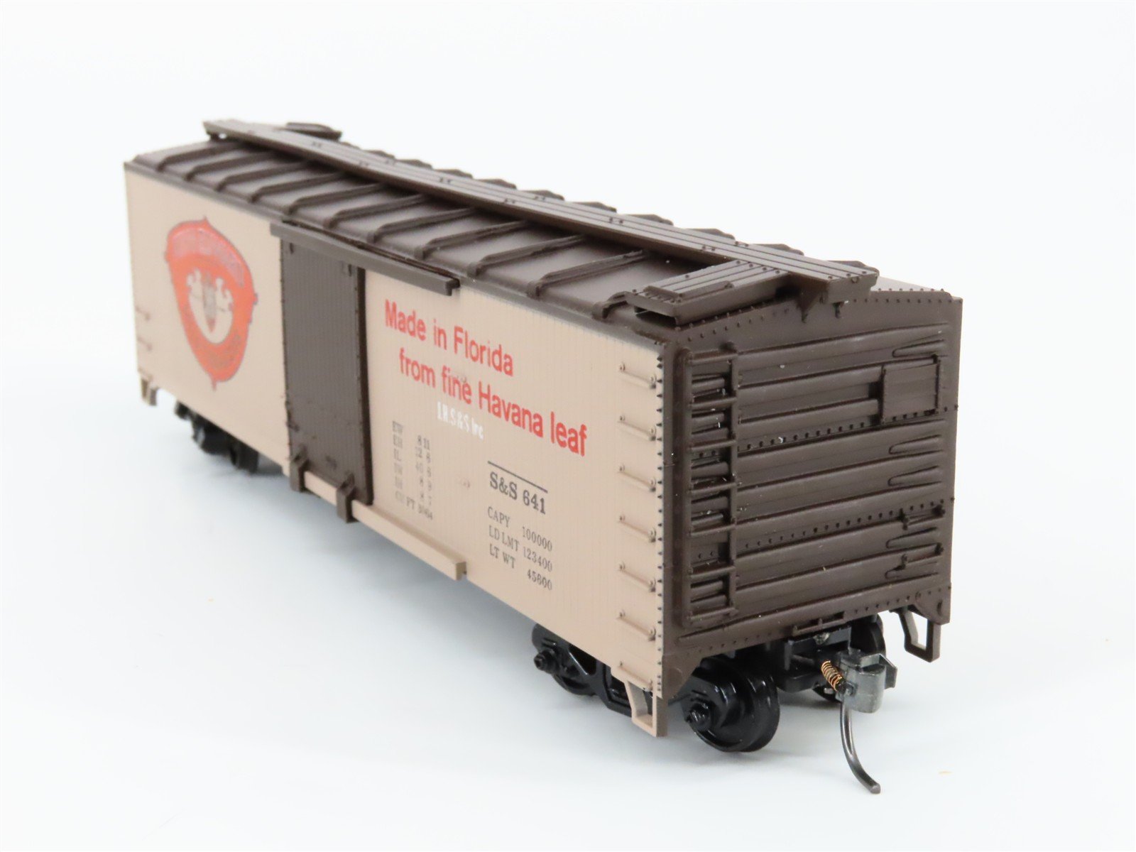 HO Train-Miniature Tobacco Road Series 2038 S&S King Edward Cigars Box Car #641