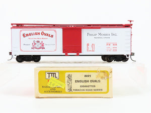 HO Train-Miniature Tobacco Road 2221 PM English Ovals Cigarettes Box Car #809
