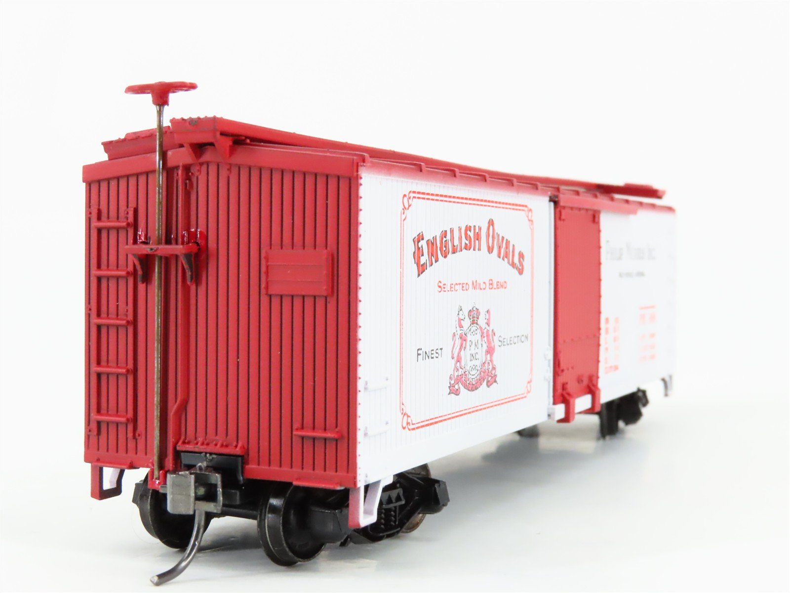 HO Train-Miniature Tobacco Road 2221 PM English Ovals Cigarettes Box Car #809