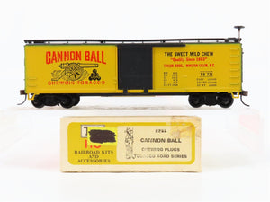HO Train-Miniature Tobacco Road 2256 TB Cannon Ball Chewing Plugs Box Car #721