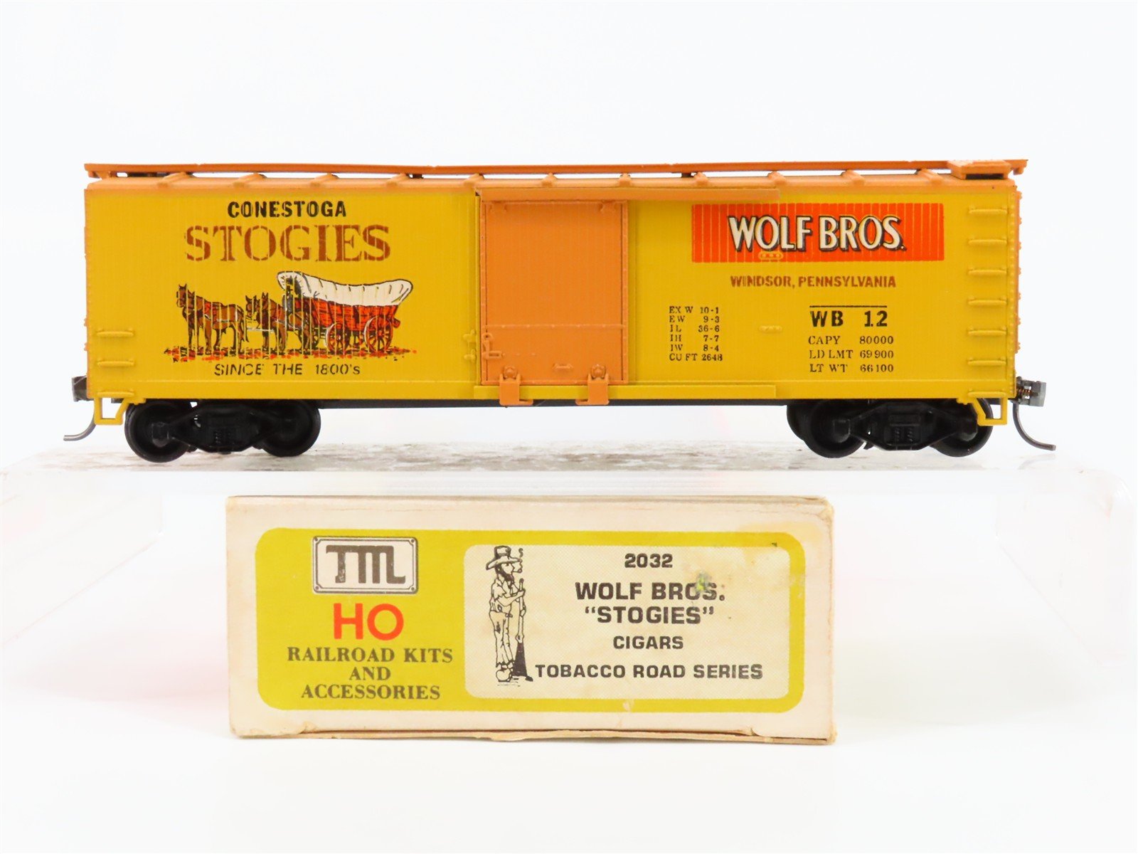 HO Train-Miniature Tobacco Road 2032 WB Wolf Bros 
