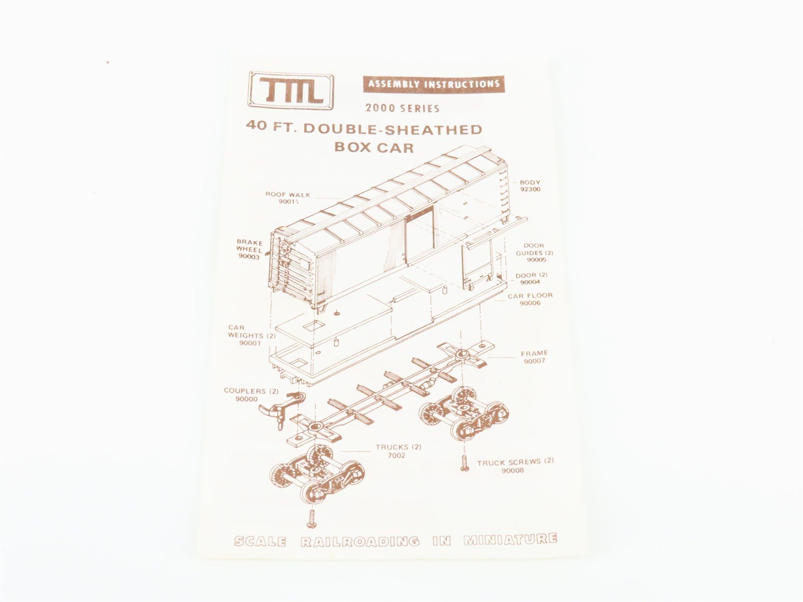 HO Scale Train-Miniature Tobacco Road 2038 CCCX Ben Franklin Cigars Box Car #206
