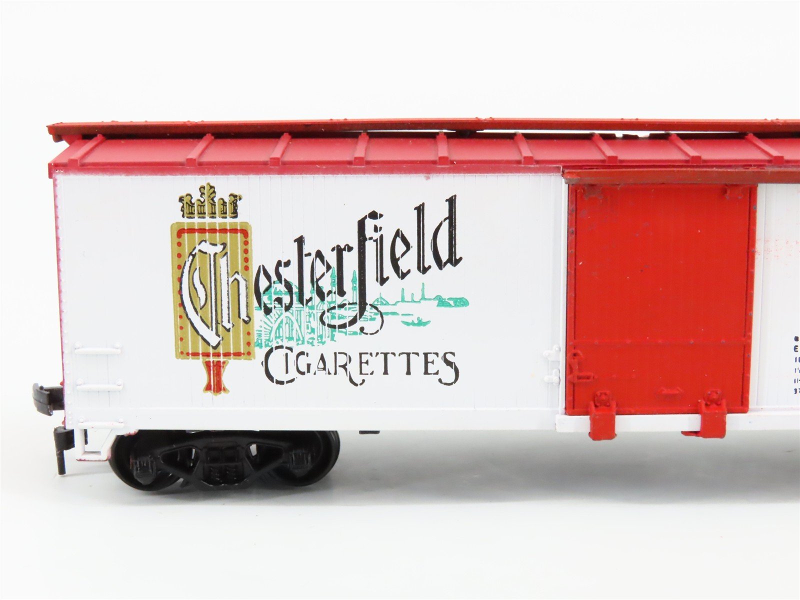 HO Scale Train-Miniature L&M Chesterfield Cigarettes Tobacco 40' Box Car #70