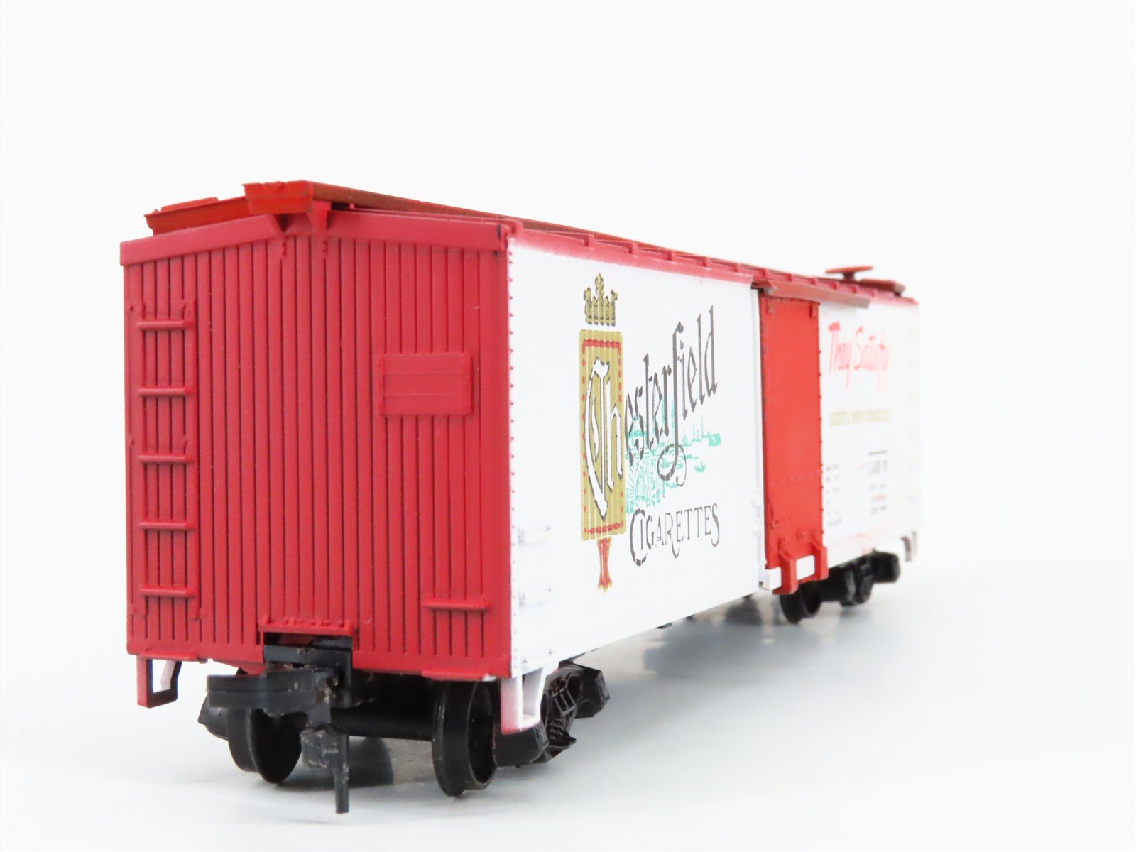 HO Scale Train-Miniature L&M Chesterfield Cigarettes Tobacco 40' Box Car #70