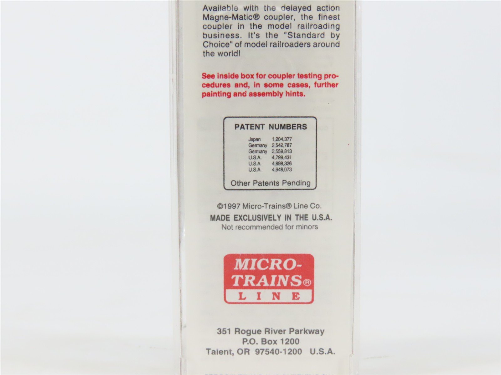 N Micro-Trains MTL 26040 MP Mo-Pac Missouri Pacific 50' Rib-Side Box Car #367923