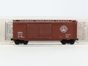 N Scale Micro-Trains MTL 23240 ADN Ashley Drew & Northern 40' Box Car #2413