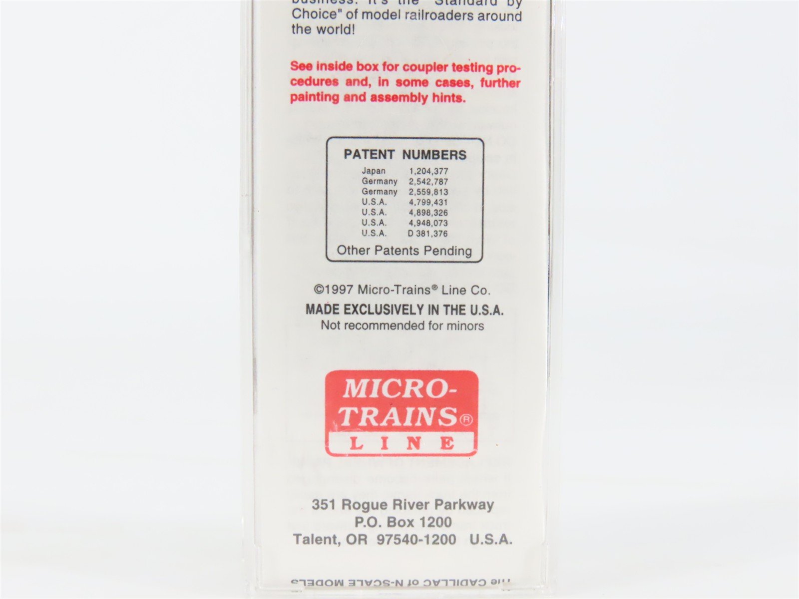 N Scale Micro-Trains MTL 20770 MON Monon 40' Single Door Box Car #1238
