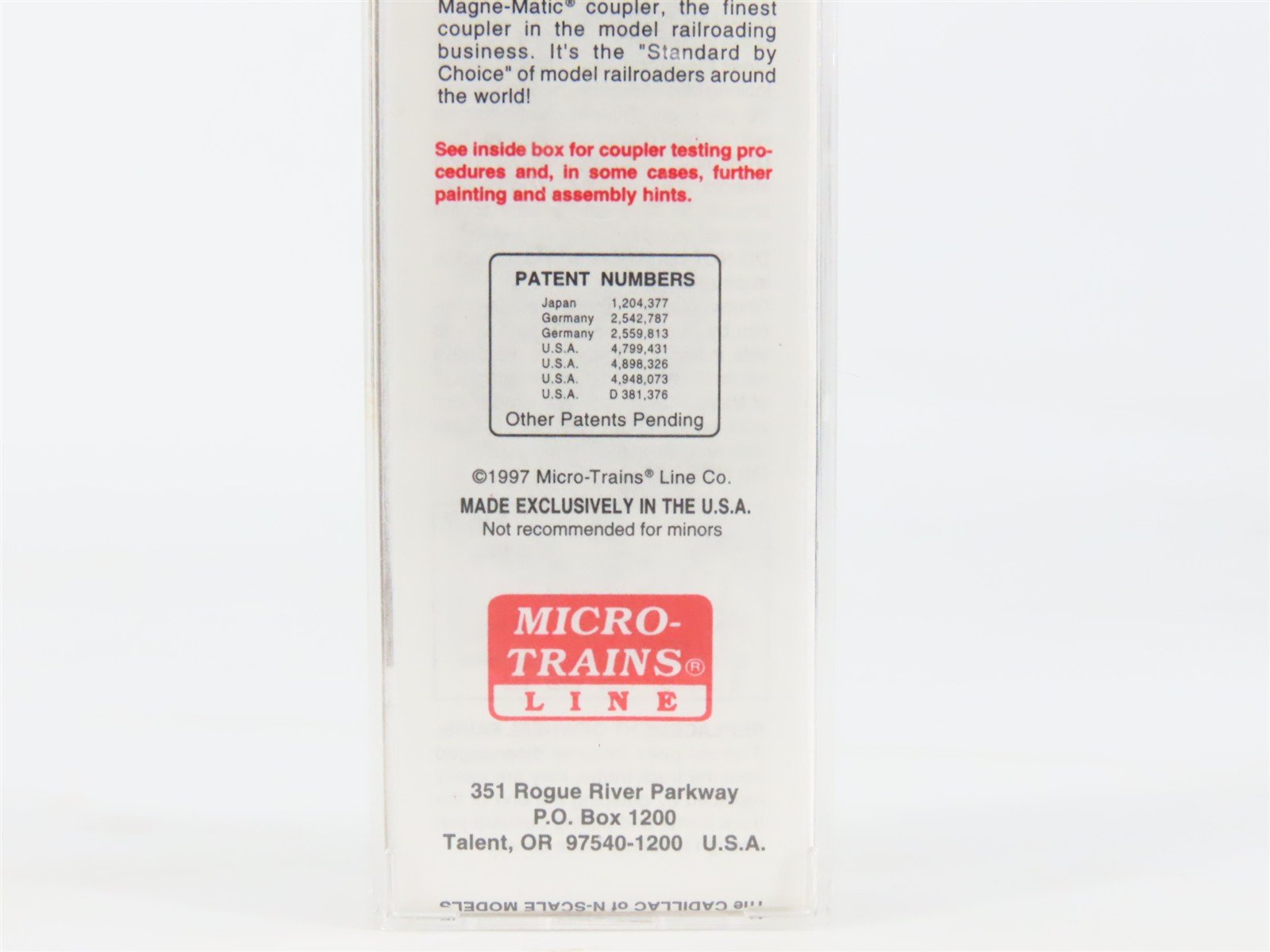 N Scale Micro-Trains MTL 20770 MON Monon 40' Single Door Box Car #1238