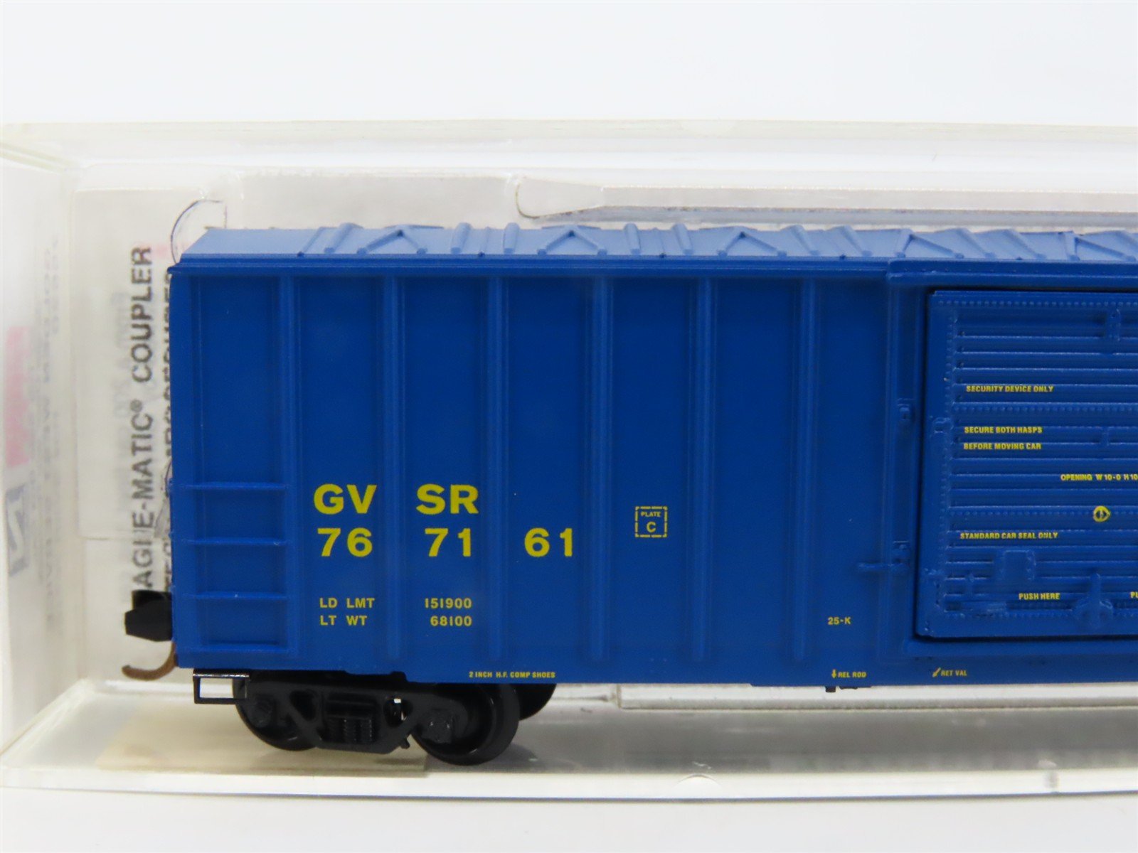 N Scale Micro-Trains MTL 25520 GVSR Golden West 50' Rib-Side Box Car #767161