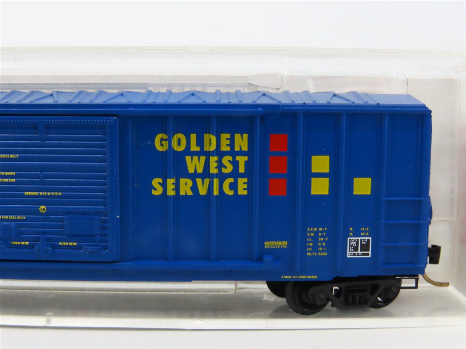 N Scale Micro-Trains MTL 25520 GVSR Golden West 50' Rib-Side Box Car #767161