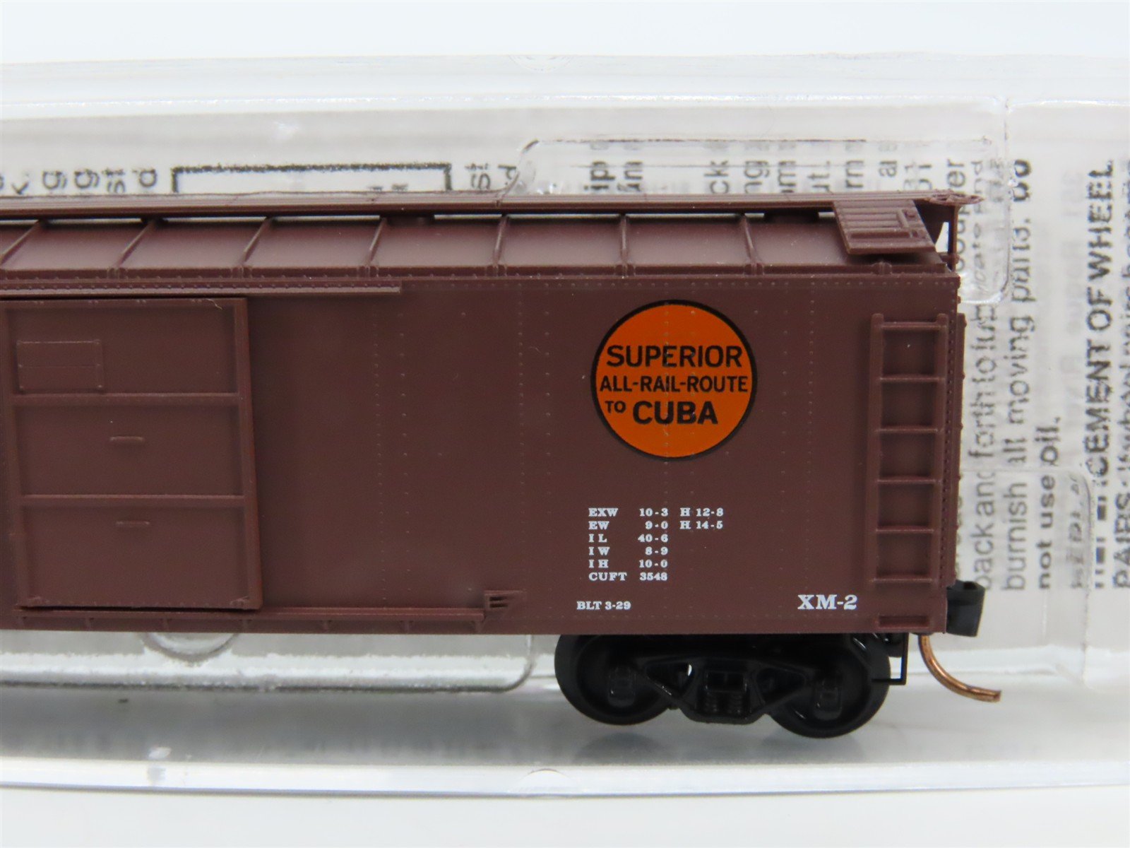 N Micro-Trains MTL 120510 WIF West India Fruit & Steamship 40' USRA Box Car #106