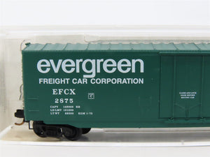 N Scale Micro-Trains MTL 38260 EFCX Evergreen 50' Plug Door Box Car #2875