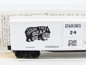 N Scale Micro-Trains MTL 42010 Stark Trees Bear Fruit 40' Wood Box Car #24