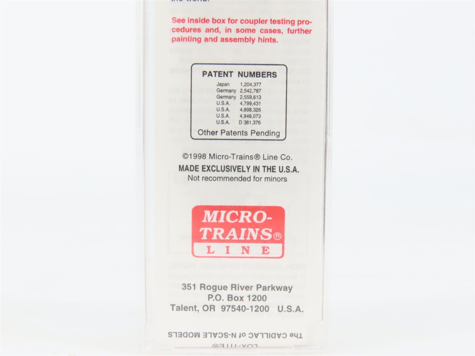 N Scale Micro-Trains MTL 42010 Stark Trees Bear Fruit 40' Wood Box Car #24