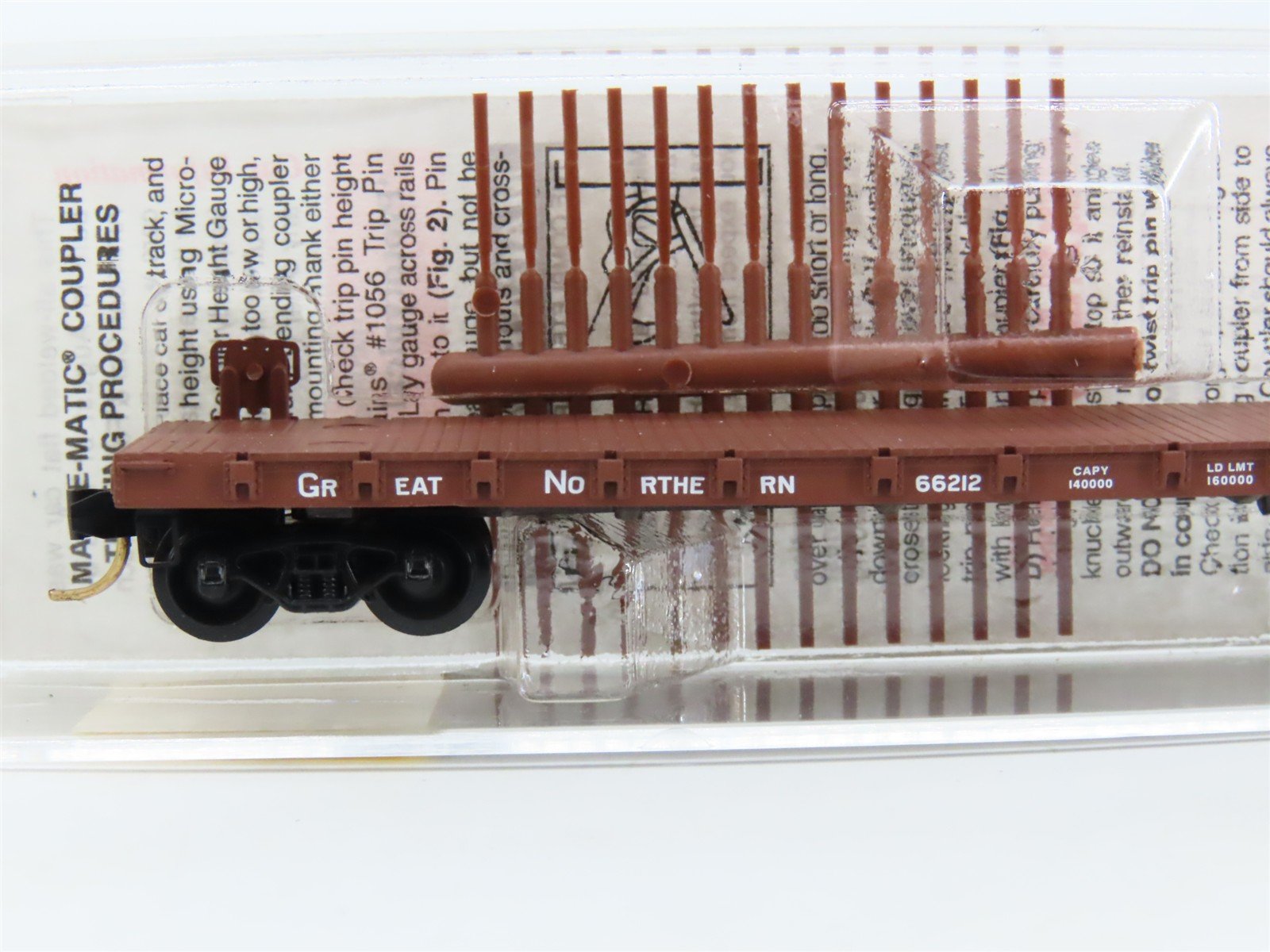 N Scale Micro-Trains MTL 44010 GN Great Northern 50' Flat Car #66212