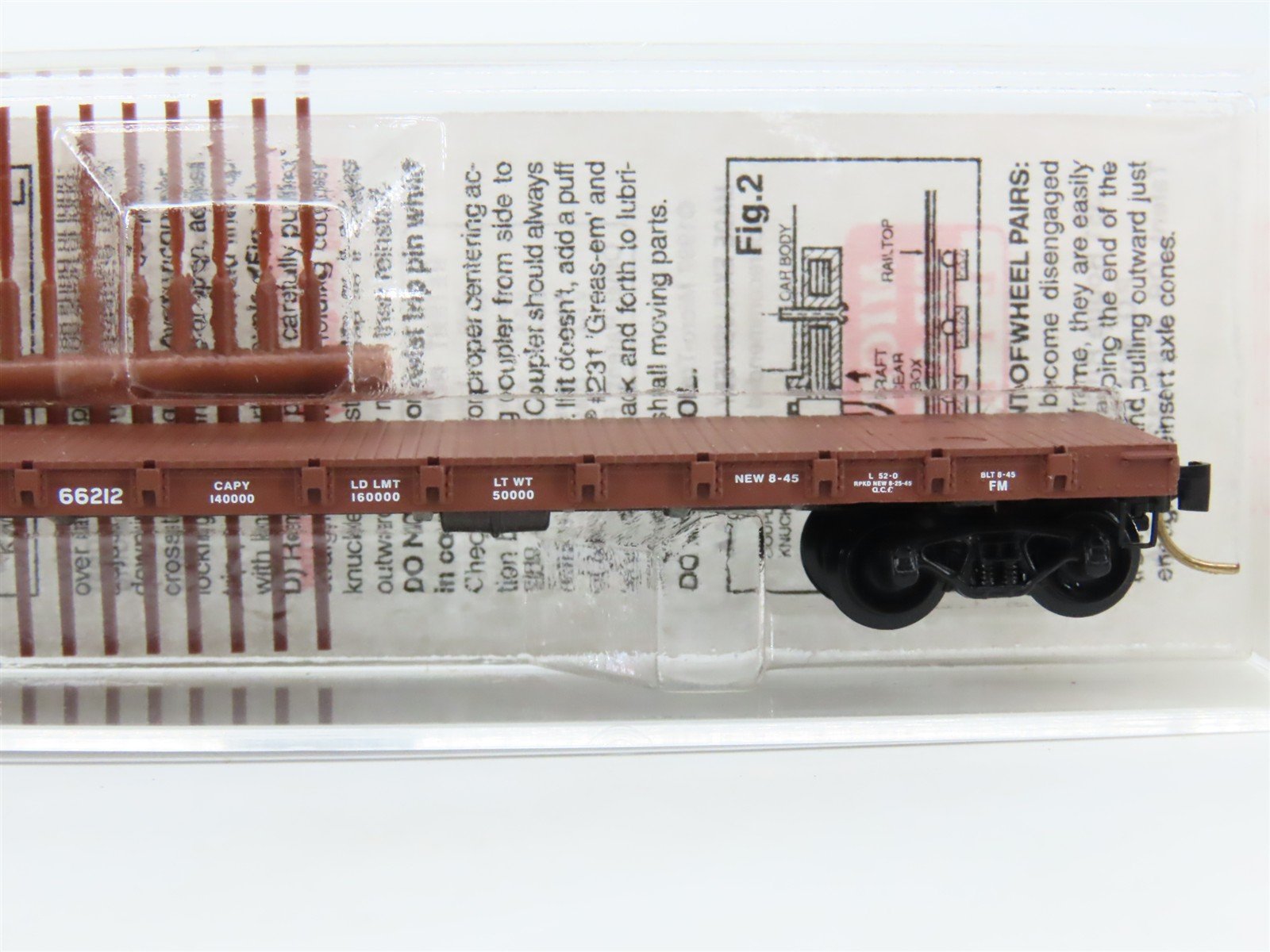 N Scale Micro-Trains MTL 44010 GN Great Northern 50' Flat Car #66212