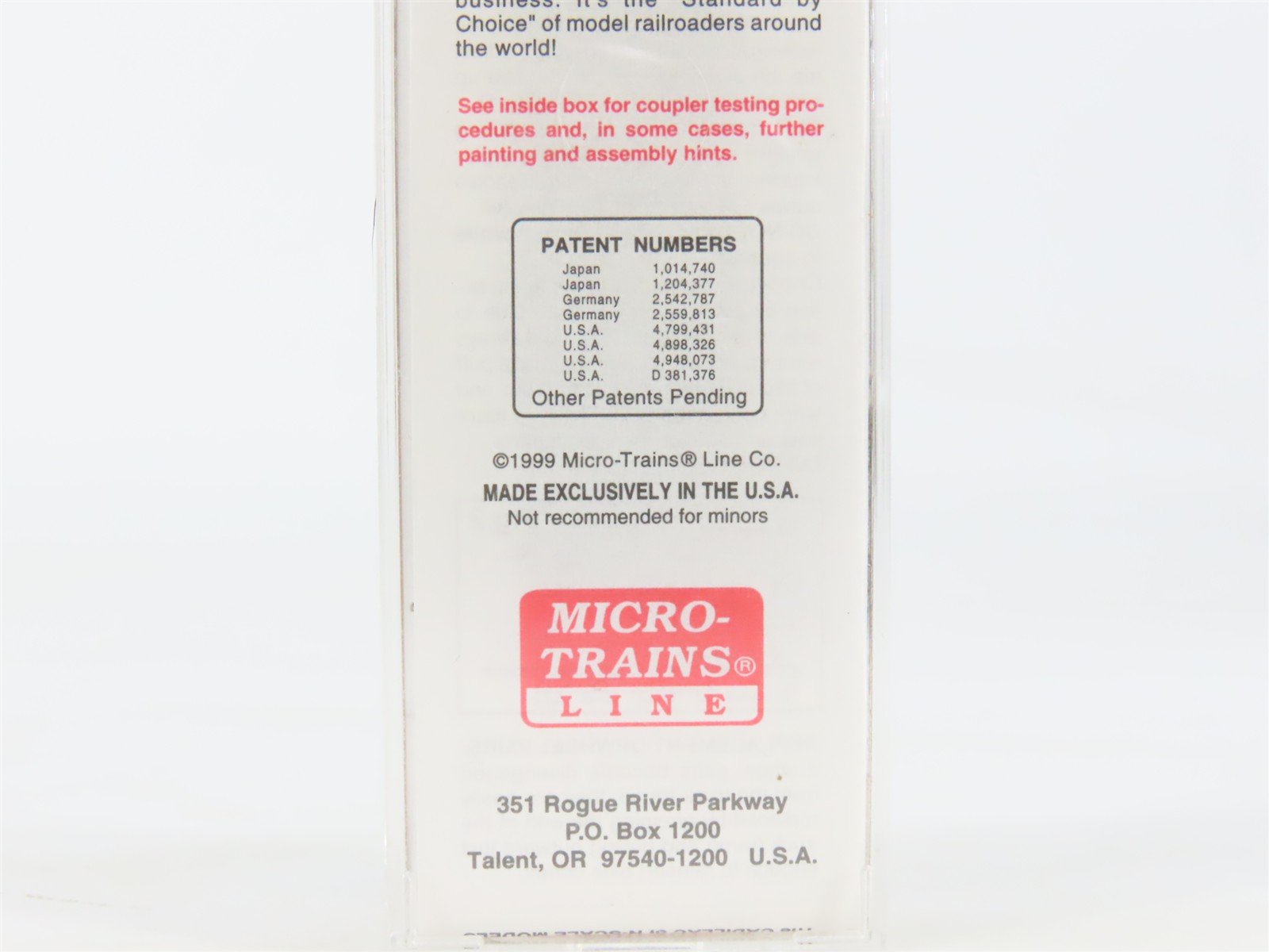 N Micro-Trains MTL 120210 B&O Baltimore & Ohio 40' USRA Steel Box Car #272500