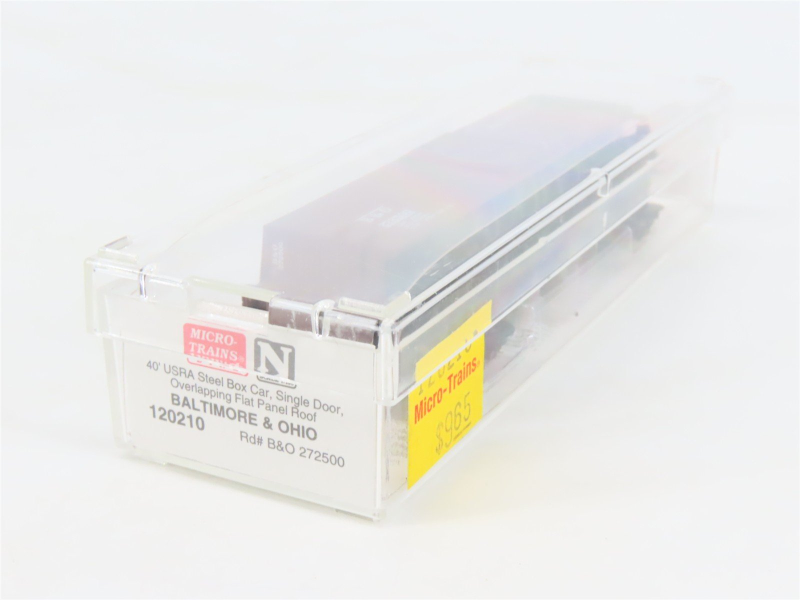 N Micro-Trains MTL 120210 B&O Baltimore & Ohio 40' USRA Steel Box Car #272500