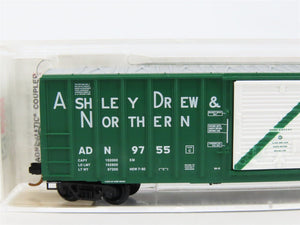 N Micro-Trains MTL 25590 ADN Ashely Drew & Northern 50' Rib-Side Box Car #9755