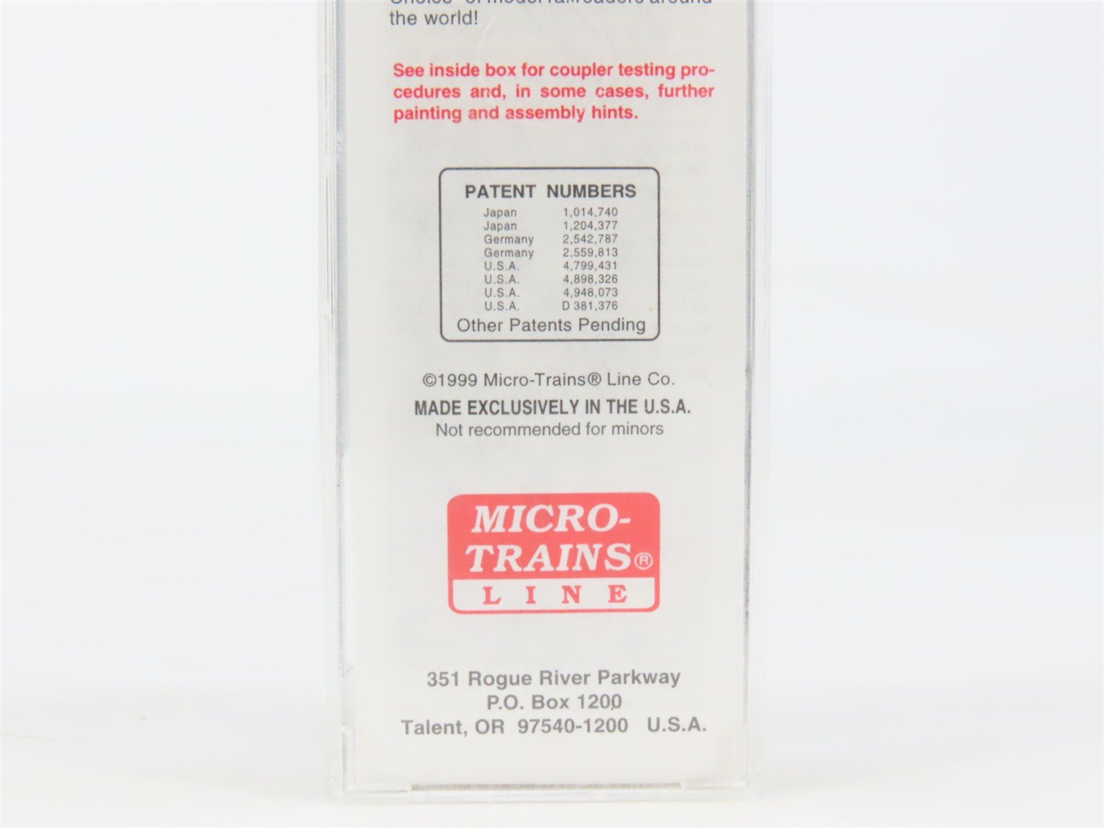 N Micro-Trains MTL 25590 ADN Ashely Drew & Northern 50' Rib-Side Box Car #9755