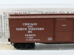 N Micro-Trains MTL 39160 CNW Chicago & North Western 40' Wood Box Car #142200