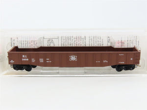 N Scale Micro-Trains MTL 105510 RI Rock Island 50' Fixed-End Steel Gondola #3958