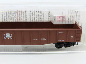 N Scale Micro-Trains MTL 105510 RI Rock Island 50' Fixed-End Steel Gondola #3958