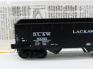 N Micro-Trains MTL Silver Anniversary 55130 DL&W Lackawanna 2-Bay Hopper #83321