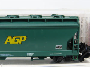 N Scale Micro-Trains MTL 93060 AGPX AG Processing 3-Bay Covered Hopper #96314