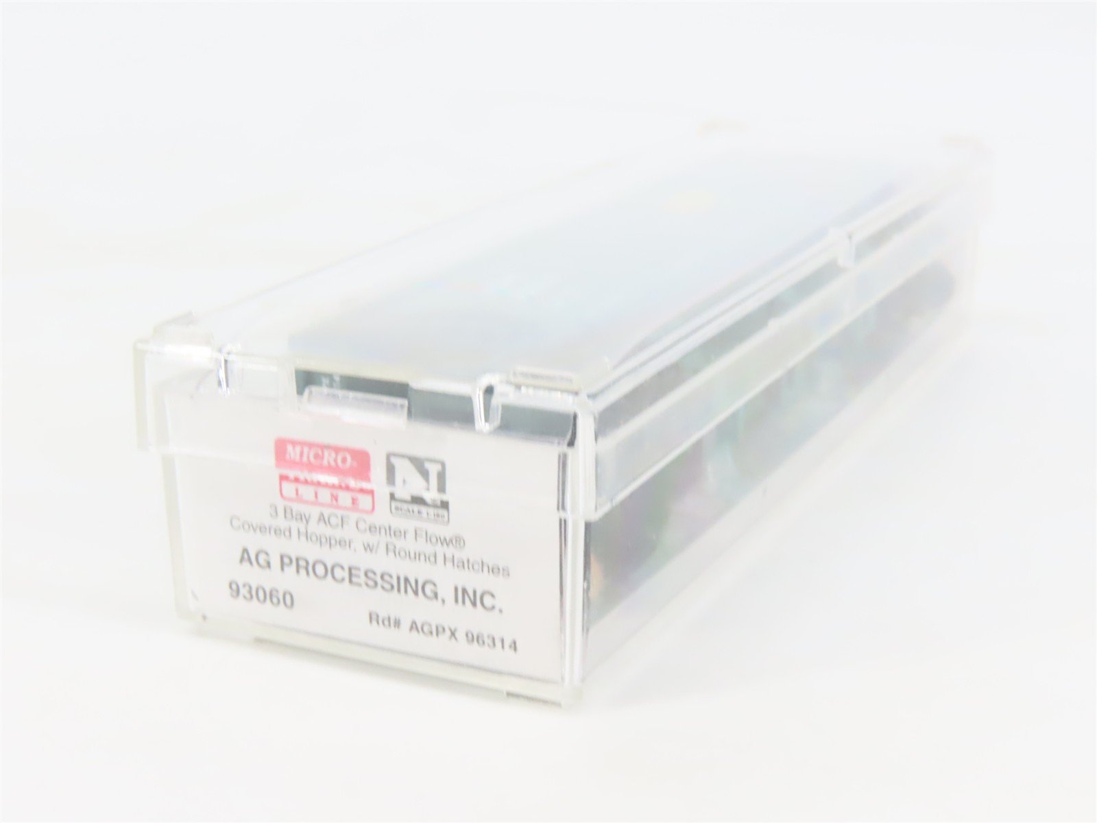 N Scale Micro-Trains MTL 93060 AGPX AG Processing 3-Bay Covered Hopper #96314