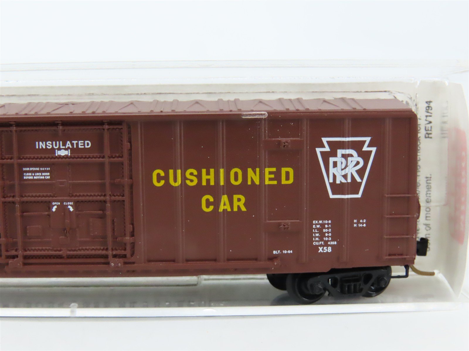 N Micro-Trains MTL 27170 PRR Pennsylvania 50' Rib-Side Cushioned Box Car #112015