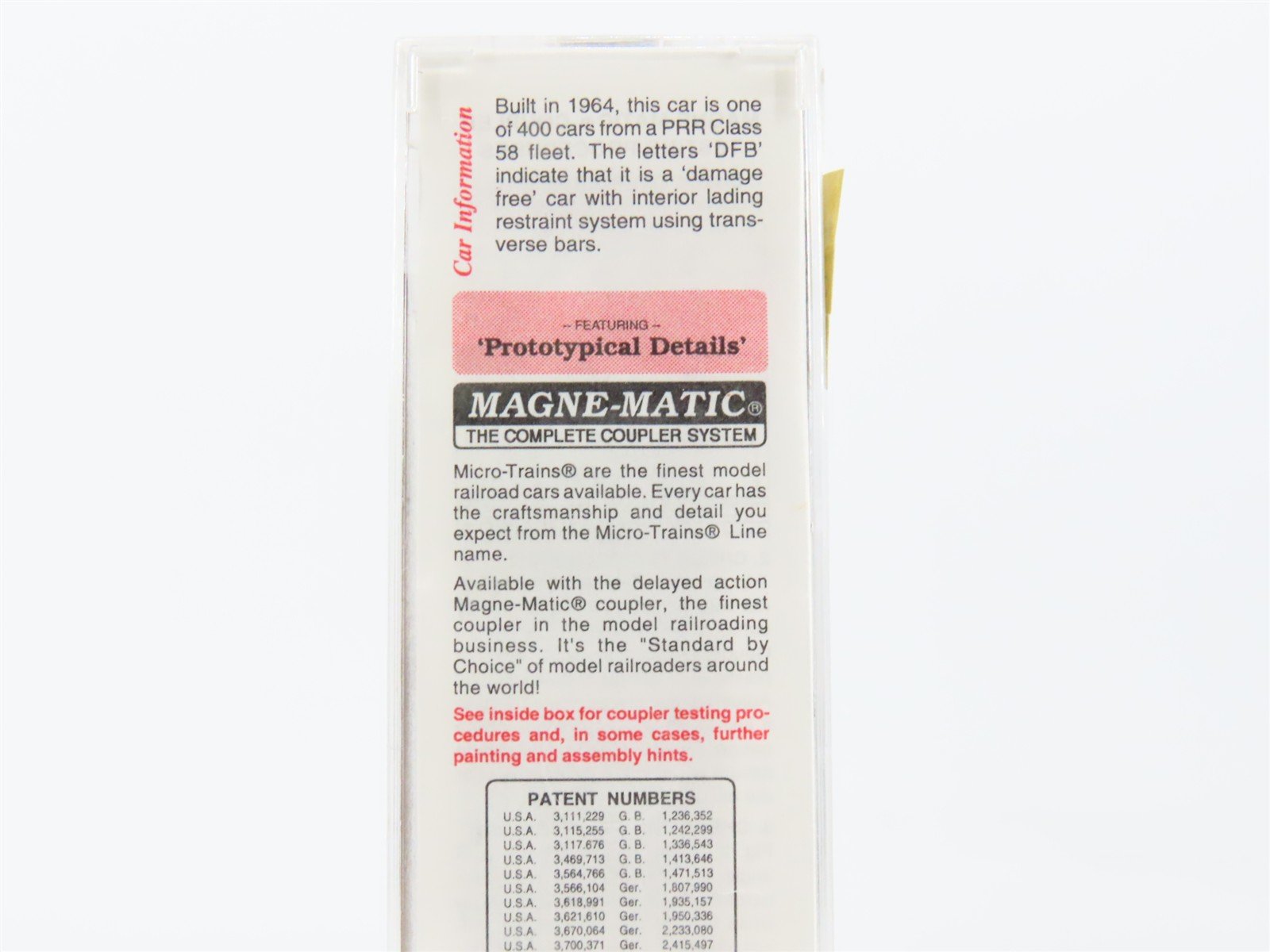 N Micro-Trains MTL 27170 PRR Pennsylvania 50' Rib-Side Cushioned Box Car #112015