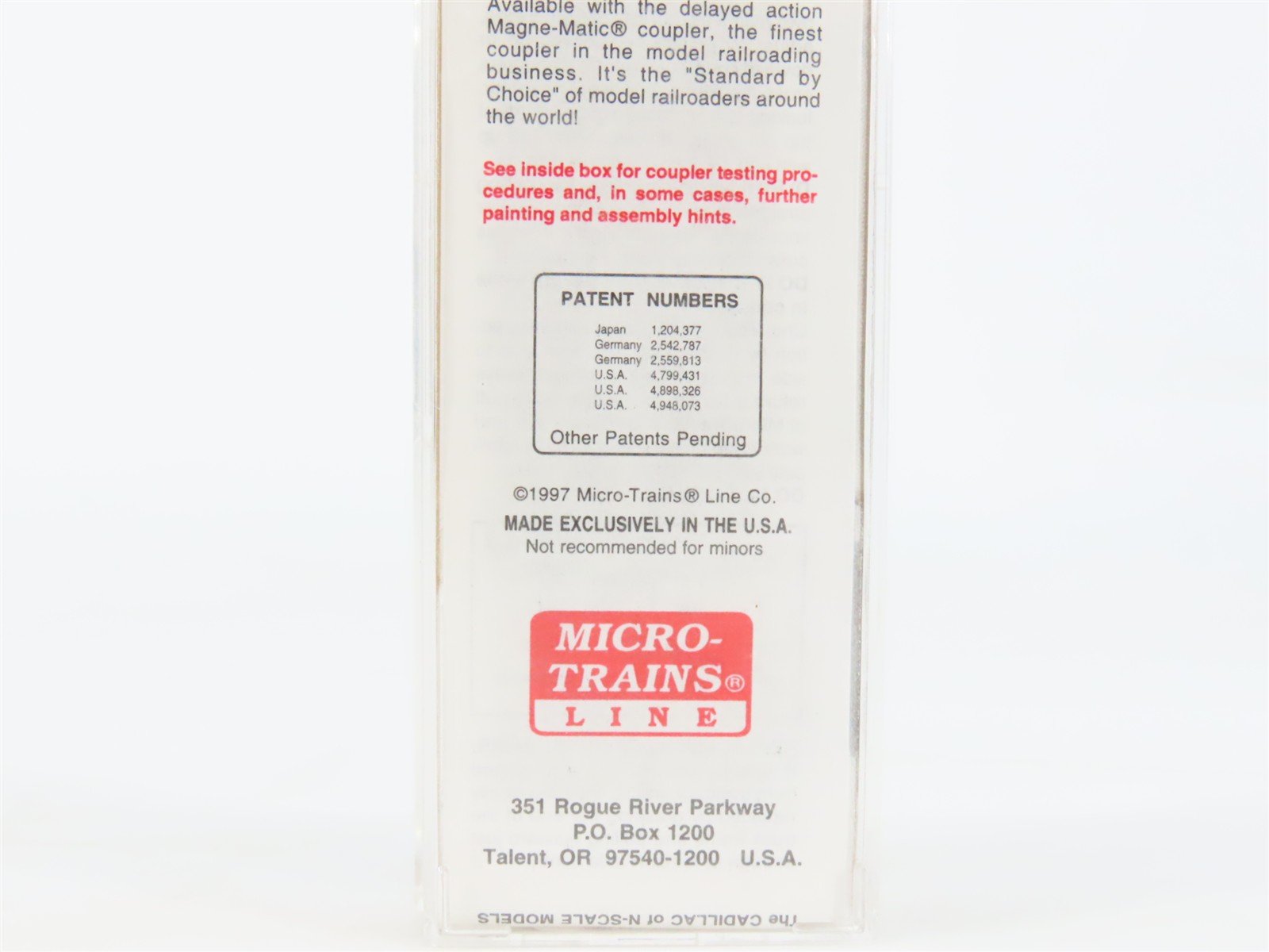 N Micro-Trains MTL 38160 BN Western Fruit Express 50' Plug Door Box Car #745461