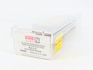 N Scale Micro-Trains MTL 49480 MACX Parrot Potatoes 40' Wood Reefer #3300