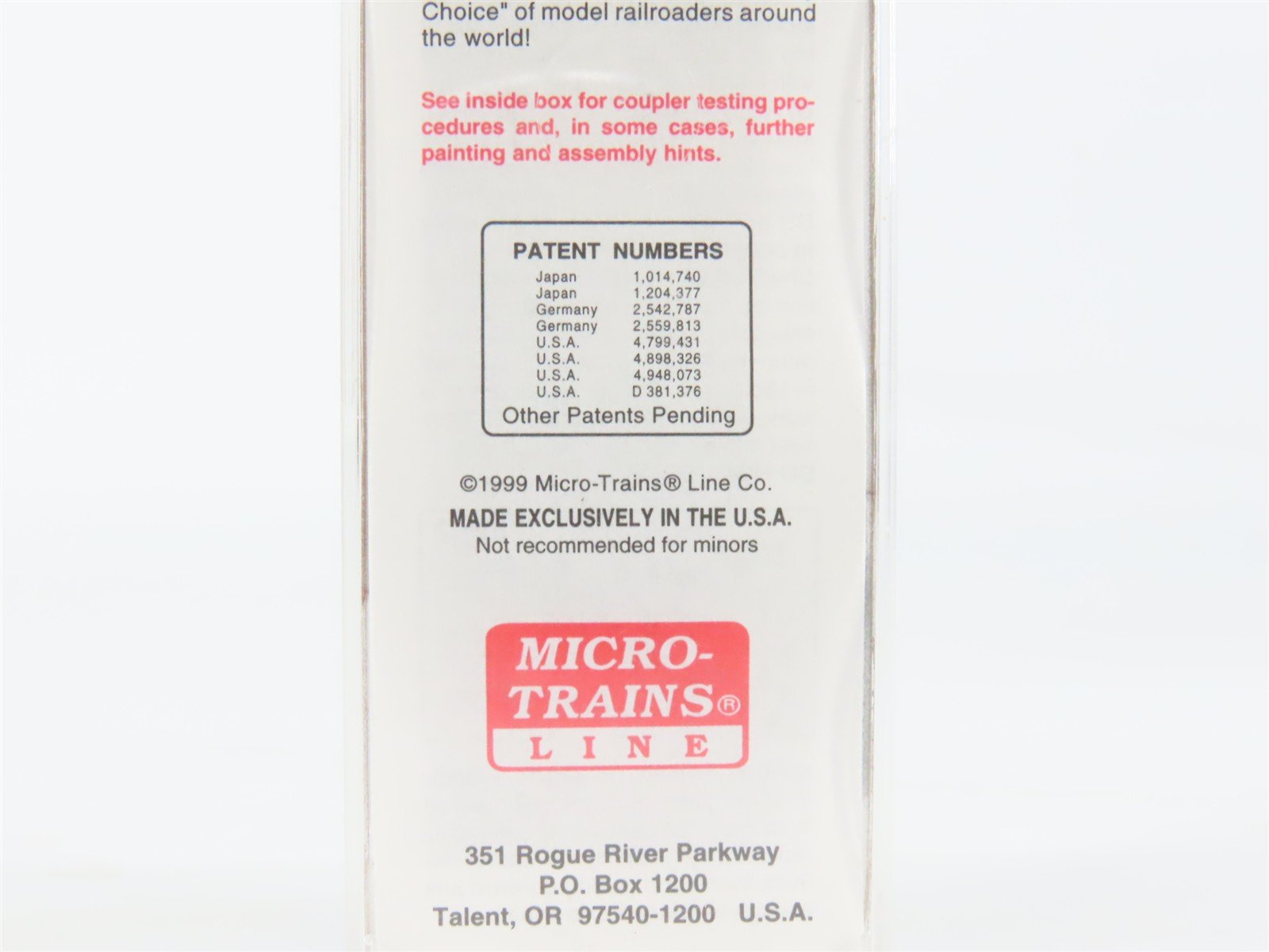 N Micro-Trains MTL 27230 NS Northern Southern 50' Plug Door Box Car #584899