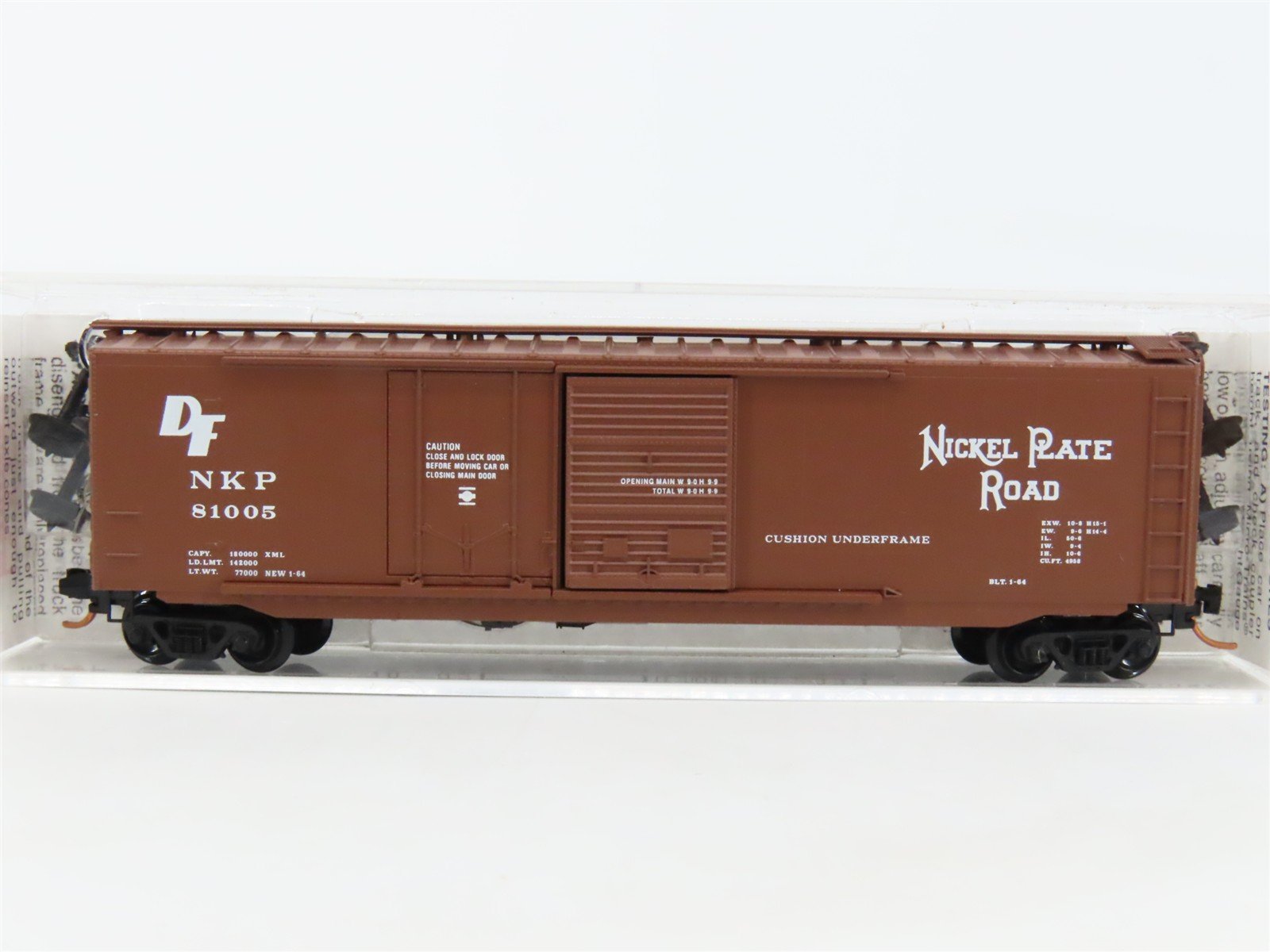 N Scale Micro-Trains MTL 33110 NKP Nickel Plate Road 50' Box Car #81005