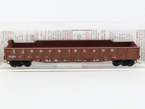 N Micro-Trains MTL 62040 RI Rock Island 50' Drop-End Composite Gondola #1197