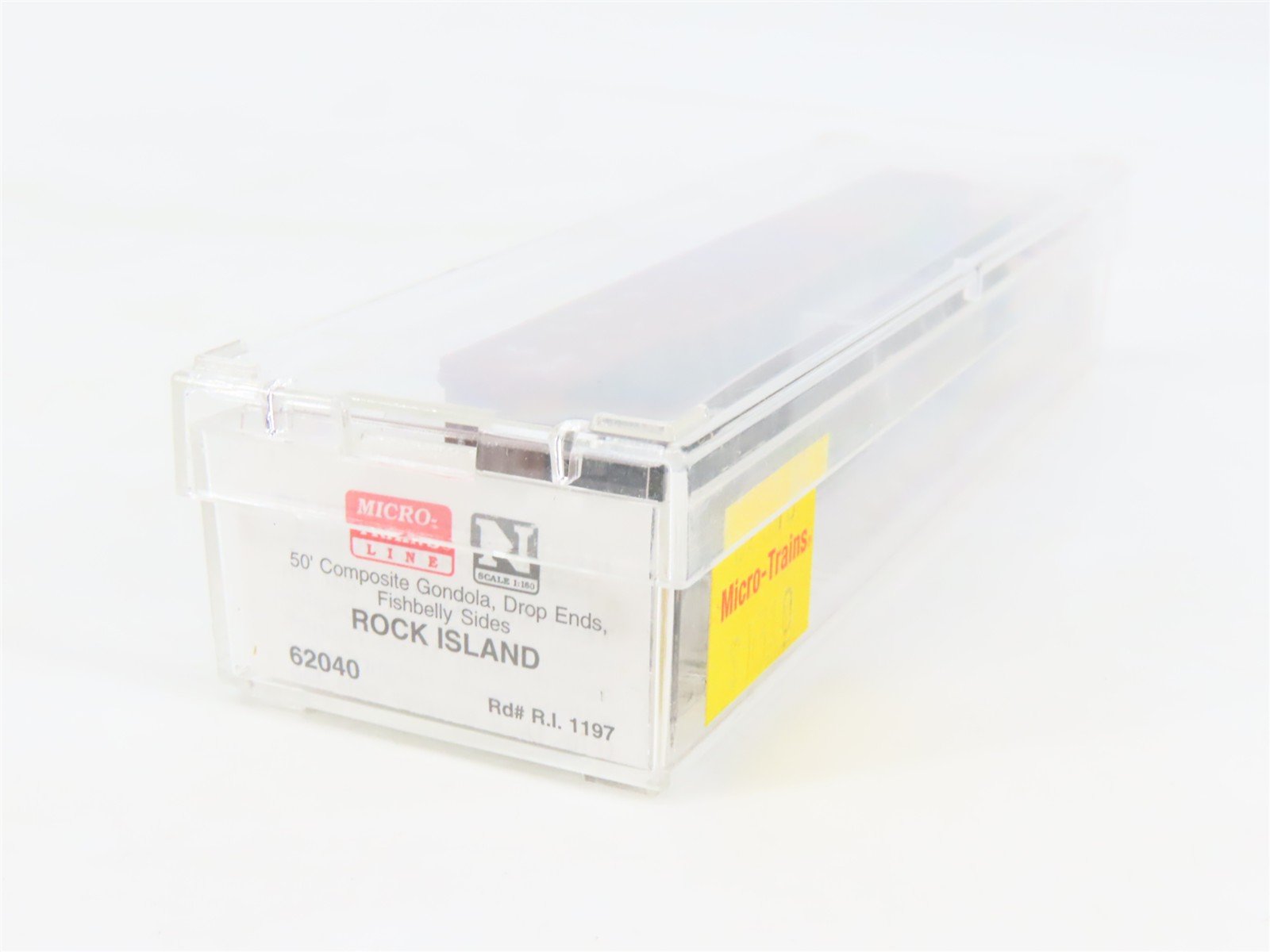 N Micro-Trains MTL 62040 RI Rock Island 50' Drop-End Composite Gondola #1197
