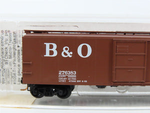N Micro-Trains MTL 120240 B&O Baltimore & Ohio 40' USRA Steel Box Car #276383