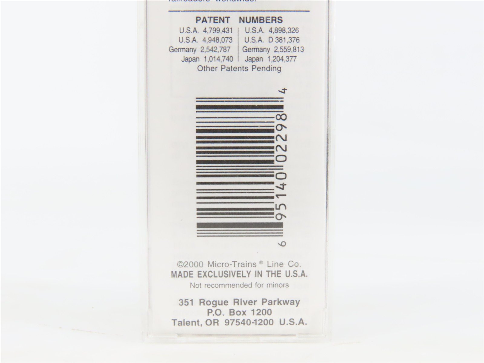 N Micro-Trains MTL 120240 B&O Baltimore & Ohio 40' USRA Steel Box Car #276383