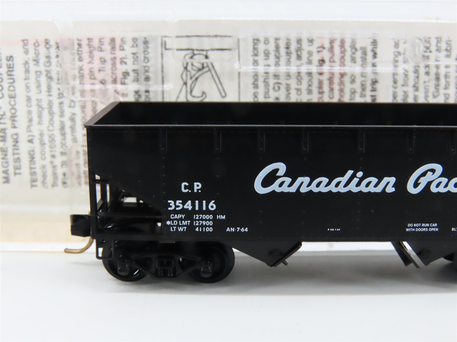 N Scale Micro-Trains MTL 55410 CP Canadian Pacific 2-Bay Hopper #354116