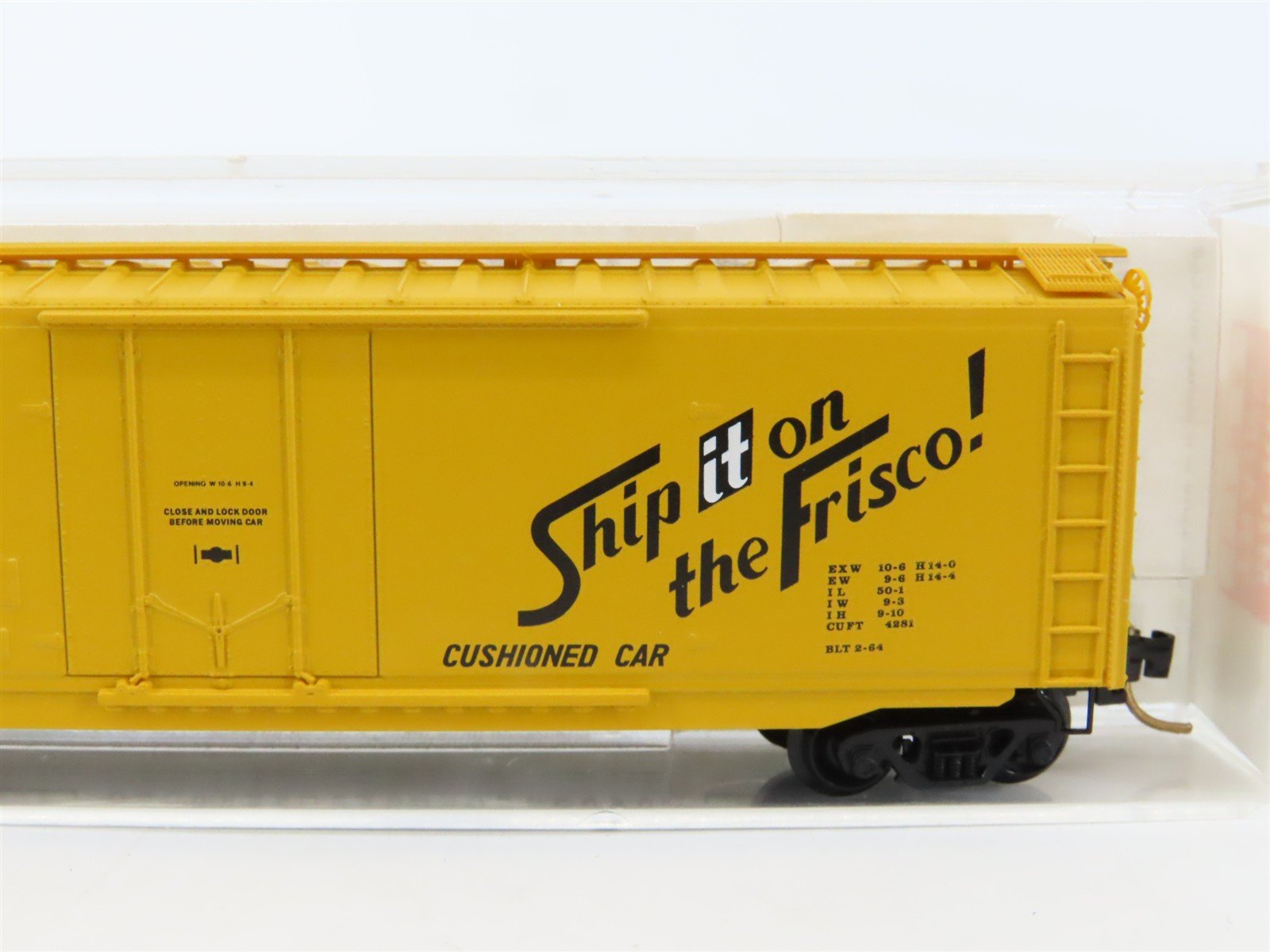 N Scale Micro-Trains MTL 32060 SLSF Frisco 50' Plug Door Box Car #6244