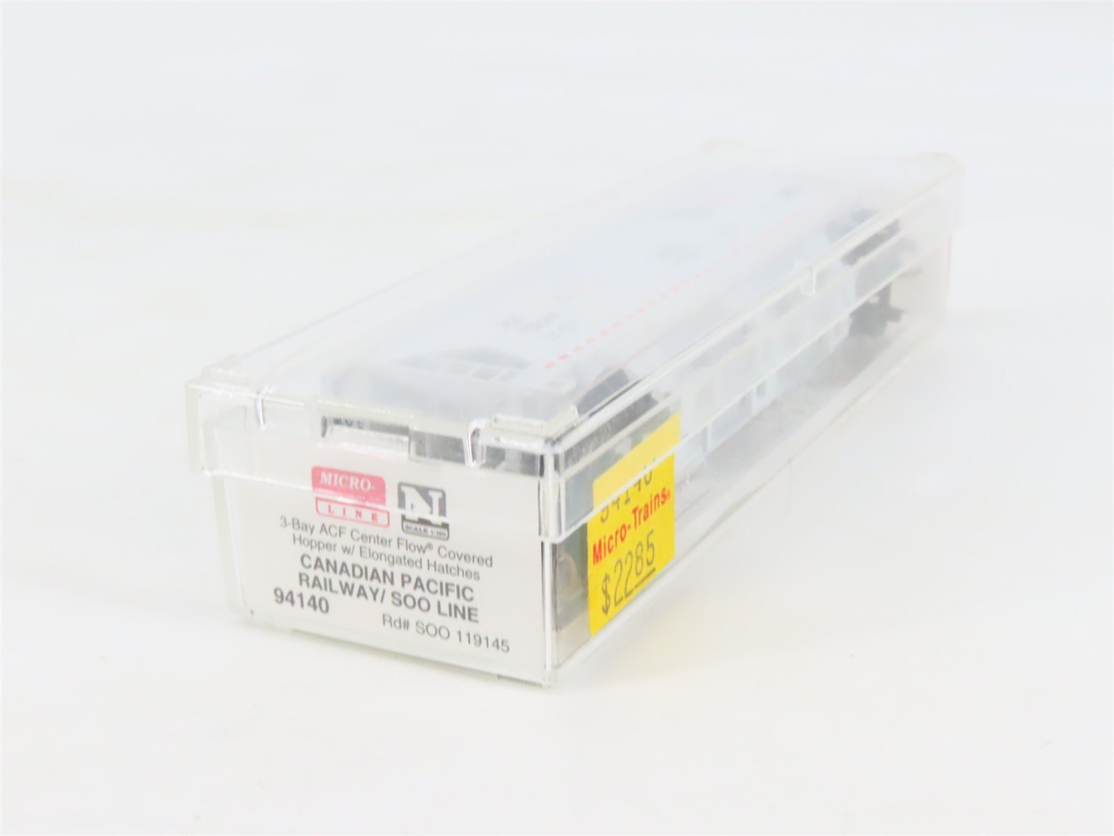 N Micro-Trains MTL 94140 SOO Line/Canadian Pacific 3-Bay Covered Hopper #119145